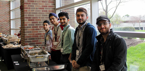 Kurdish Students representing their food and culture